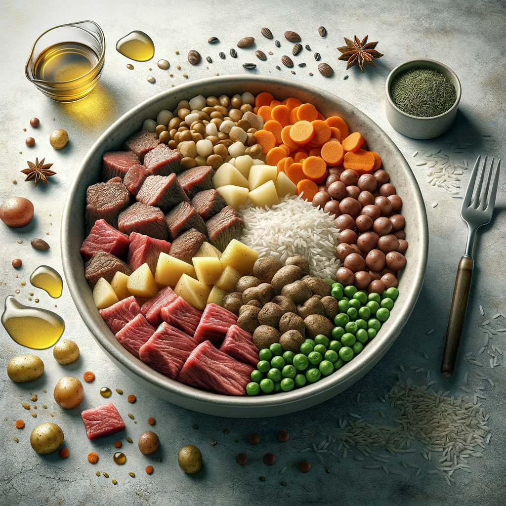 Receta casera de comida cocida